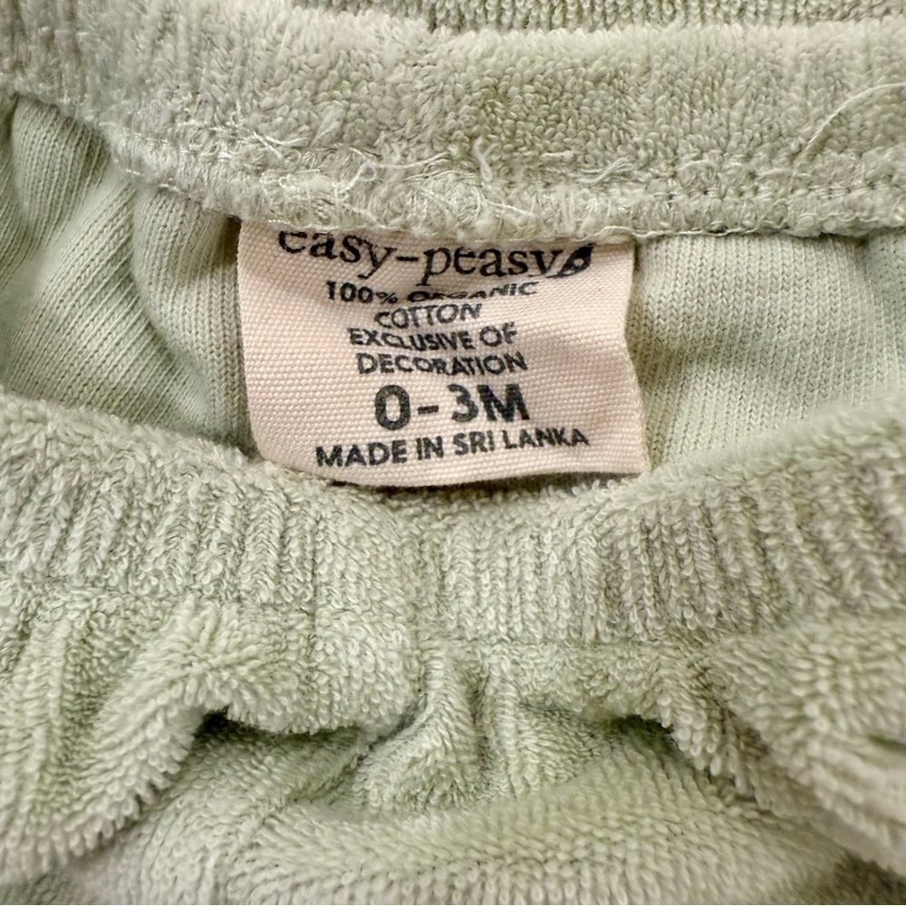 5 for $25!! Easy Peasy Baby Girl Organic Cotton Terry Smocked Tank and Bloomer - Picture 4 of 4